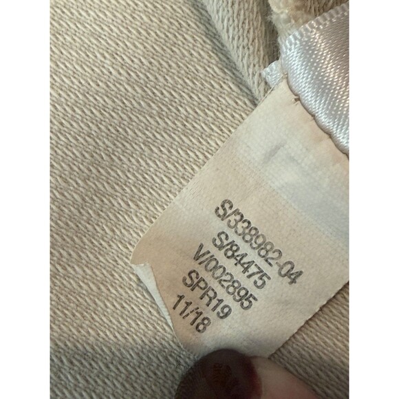 Athleta Farallon Jogger Pants Women’s Sz 14P Cream Zip Detail Drawstring Waist - Picture 9 of 15